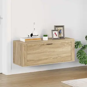 Spintelė batams, ąžuolo spalvos, 100x35x38cm, apdirbta mediena