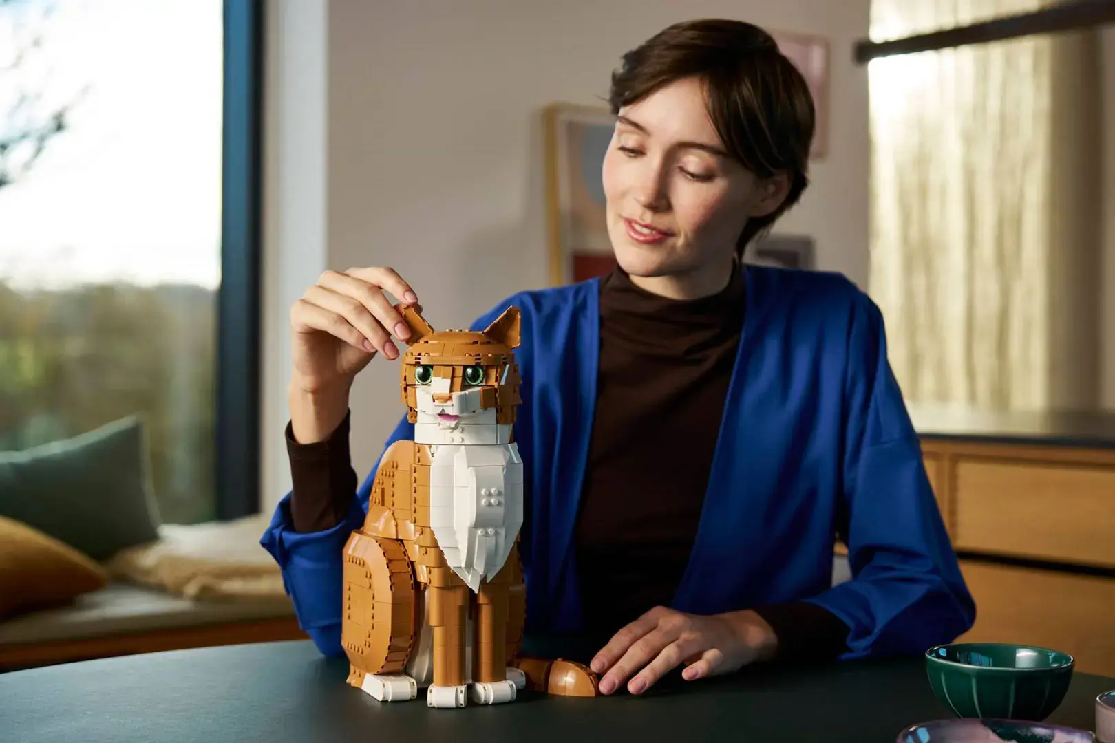 LEGO IDEAS 21376 Orange Cat