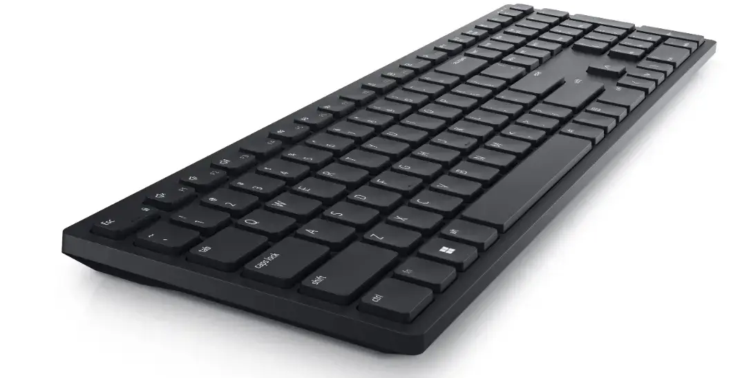 DELL KB500, pilno dydžio (100%), RF belaidis, QWERTY, juodas
