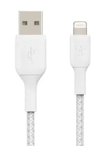 Belkin CAA002BT0MWH, 0,15 m, Lightning, USB A, vyriškas, vyriškas, baltas