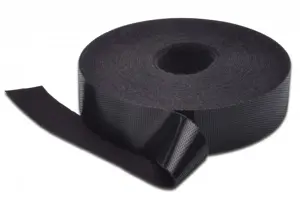 DIGITUS velcro 20 mm x 10 m juodos spalvos struktūriniams kabeliams