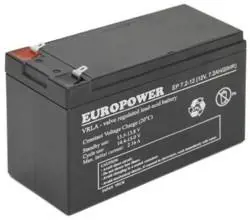 AKUMULIATORIUS 12V 7.2AH VRLA/EP7.2-12 T2 EUROPOWER EMU
