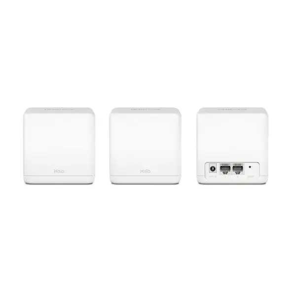 "Mercusys" AC1300 "Halo H30G" (3 vnt.) 802.11ac, 400+867 Mbit/s, Ethernet LAN (RJ-45) prievadai 2, tinklelio palaikymas taip, MU-MiMO taip, balta