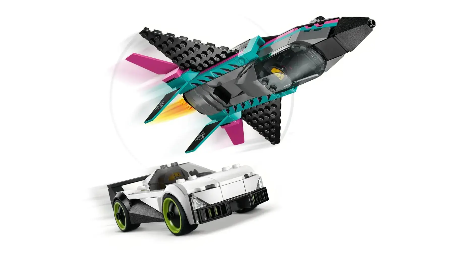 LEGO CITY 60489 Jet vs Car