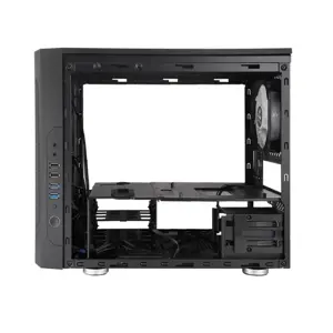 CHIEFTEC GM-02B-OP M2 mATX Gaming Cube 3xTempered glass 3x12cm adressable +5V RGB fan pre-installed 2xUSB 3.0 2xUSB 2.0