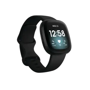 "Fitbit Versa 3" išmanusis laikrodis, GPS (palydovinė), AMOLED, jutiklinis ekranas, širdies ritmo m…