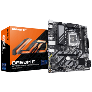 Gigabyte B860M E | Processor family Intel | Processor socket LGA1851 | DDR5 | Supported hard disk d…
