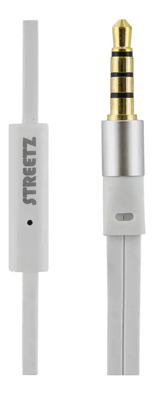 Ausinės STREETZ, į ausis, su mikrofonu, baltos / HL-331