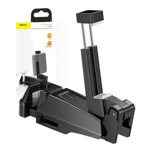 Baseus Car Rear Seat Headrest Phone Bracket Holder hook for 4.0-6.5 inch Smartphone black (SUHZ-A01)