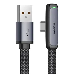 USB ir USB-C kabelis Mcdodo CA-3340 6A 90 laipsnių 1,2 m