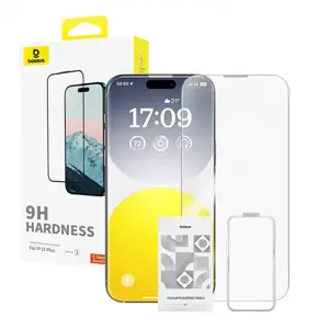 Deimantinis grūdintas stiklas Baseus 0,3 mm iPhone 15Plus