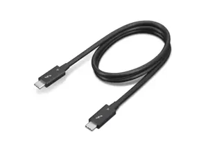 Lenovo 4X91K16968, vyriškas, vyriškas, 0,7 m, juodas, 40 Gbit/s, 4,6 mm