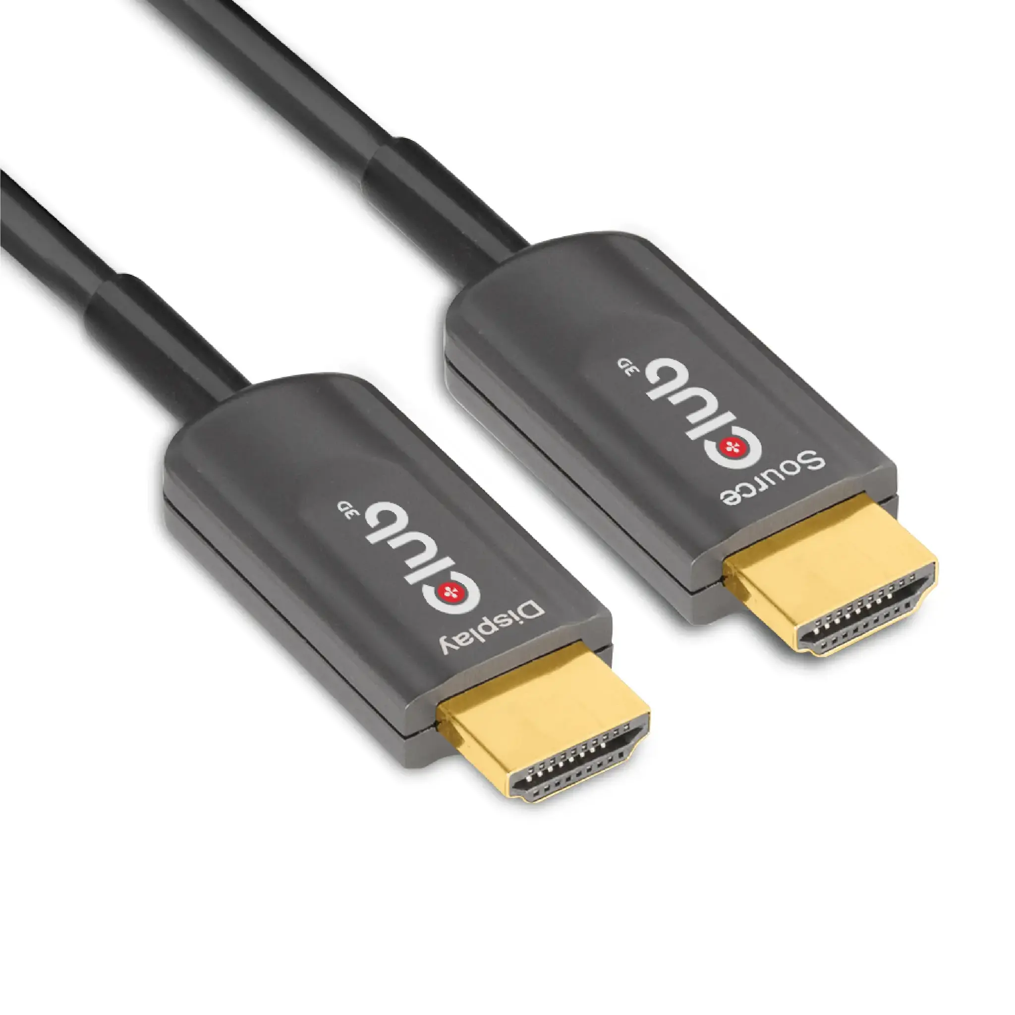 CLUB3D Ultra High Speed HDMI™ Certified AOC Cable 4K120Hz/8K60Hz Unidirectional M/M 15m/49.21ft, 15 m, HDMI Type A (Standard), HDMI Type A (Standard), Black