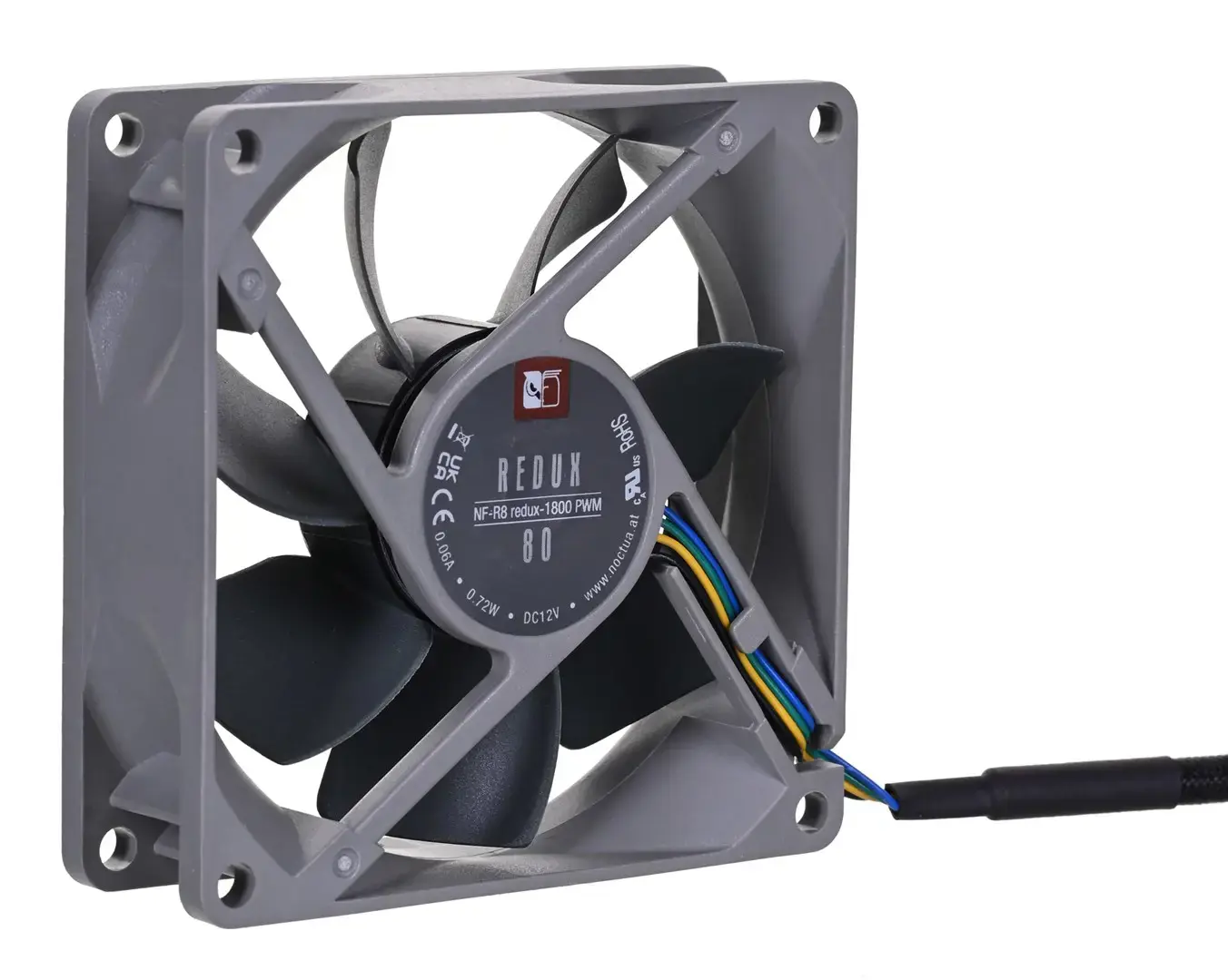 NOCTUA redux 80 mm PWM ventiliatorius 325 - 1800 aps/min