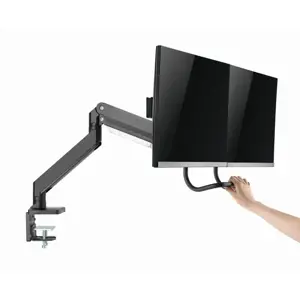 GEMBIRD REGULIUOJAMA STALO RANKENA 2 MONITORIAMS 17-32, VESA 100X100 MM, IKI 8 KG