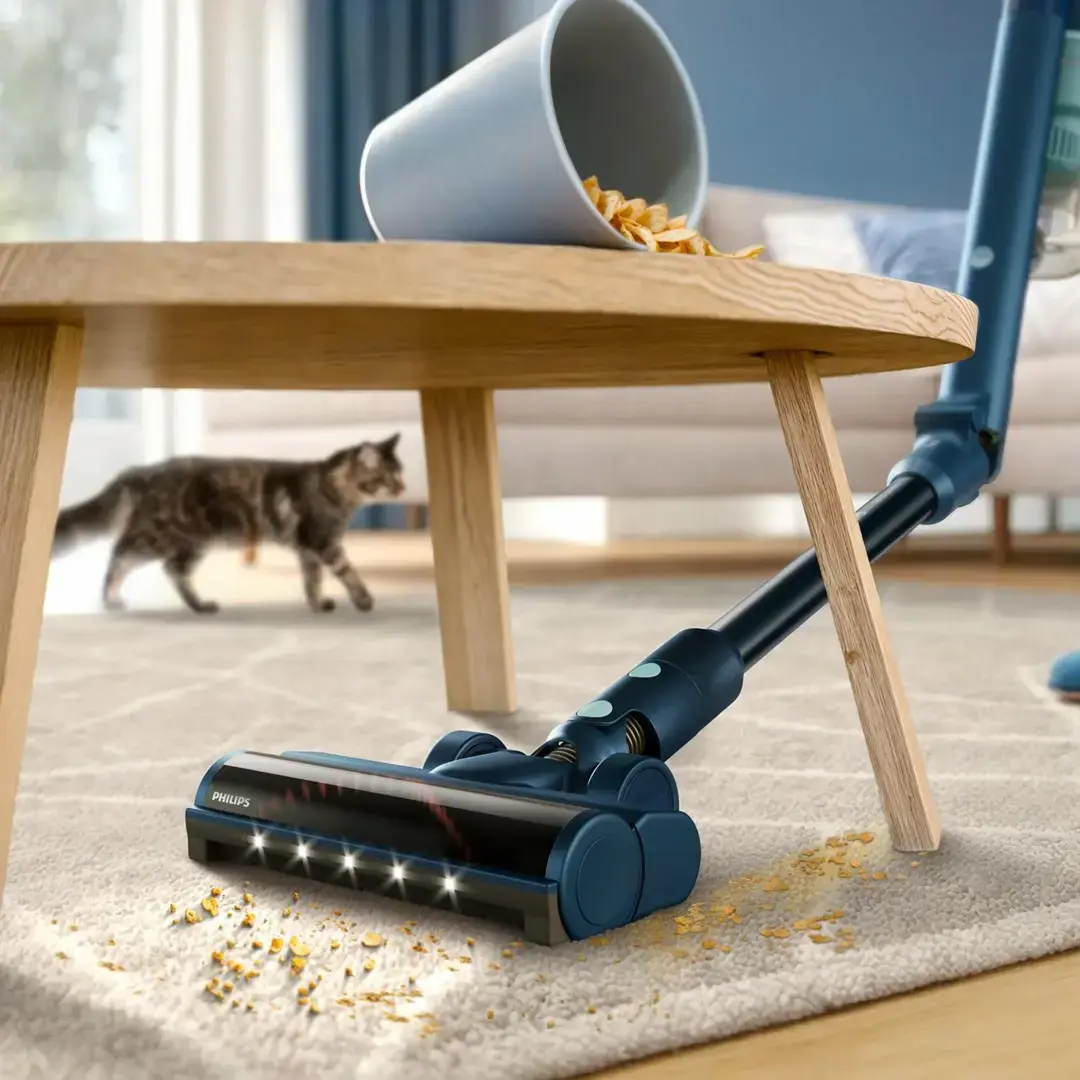 Philips XC5242/10 stick vacuum/electric broom Battery Dry Bagless 0.27 L Sage