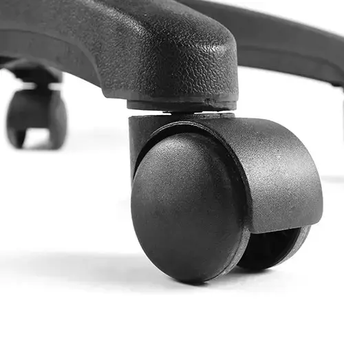 Dirbtinės odos biuro kėdė juoda