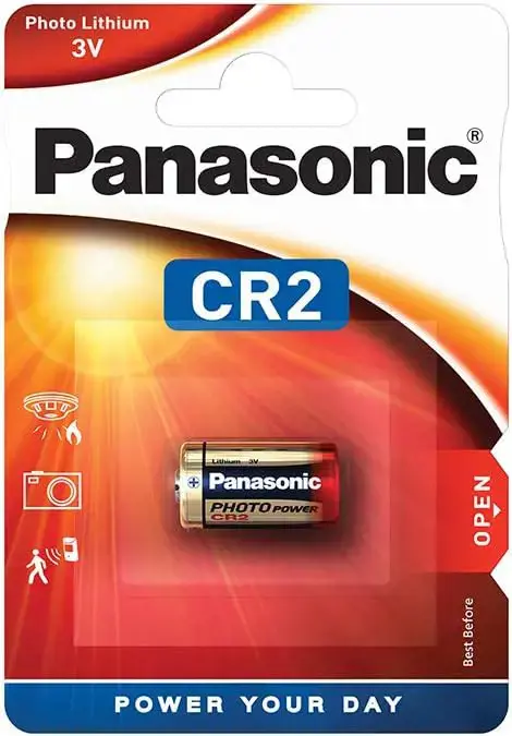 Panasonic lithium battery CR2A - 1 pcs blister