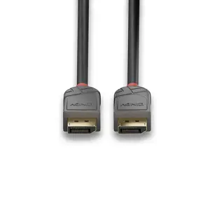 "Lindy" 2 m "DisplayPort 1.4" kabelis, "Anthra Line", 2 m, "DisplayPort", "DisplayPort", vyriškas, vyriškas, 7680 x 4320 taškų