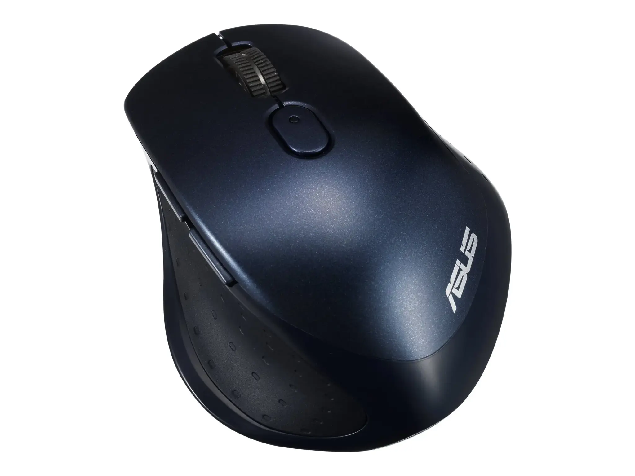 ASUS MW203, dešiniarankis, optinis, RF belaidis + "Bluetooth", 2400 DPI, juodas, mėlynas