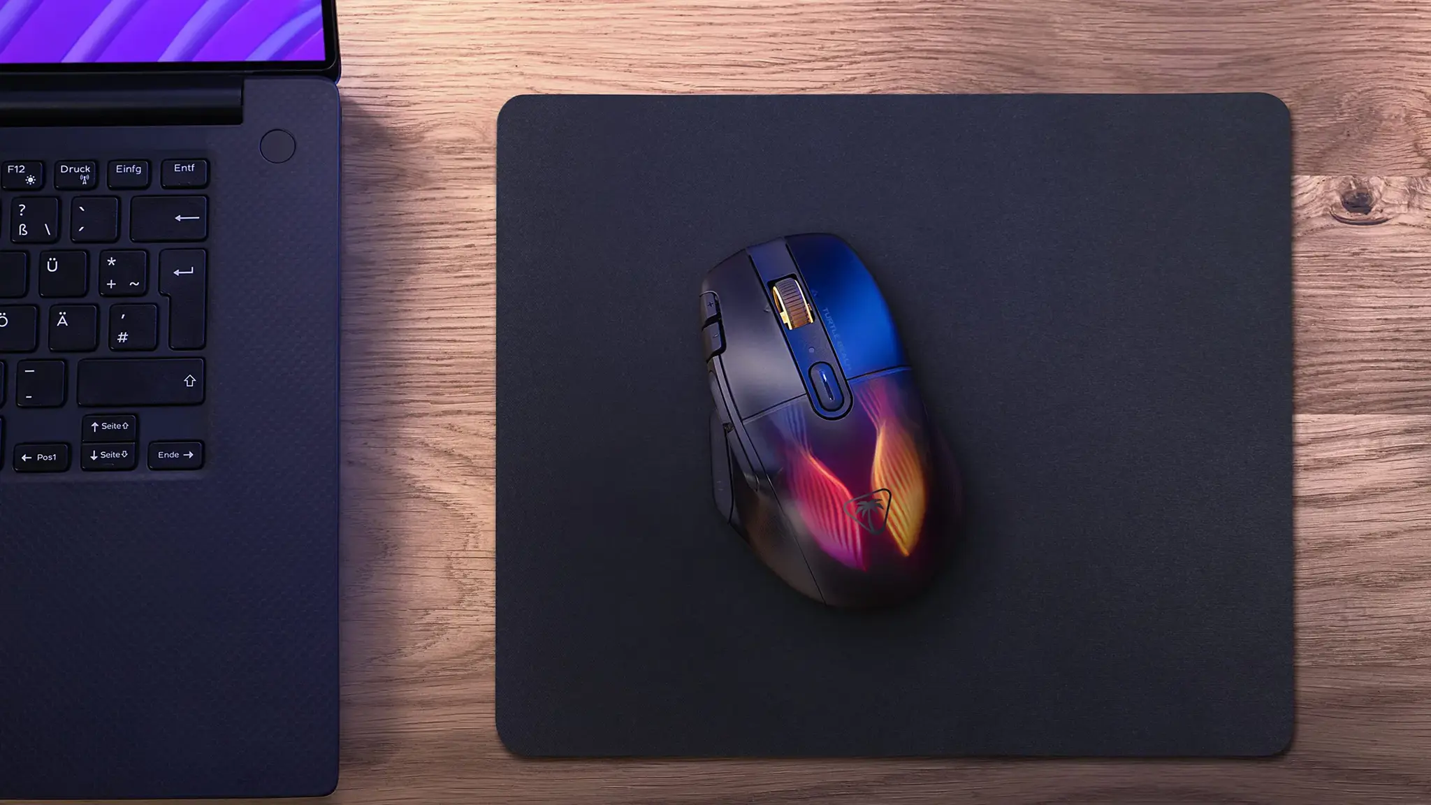 Turtle Beach Kone XP Air, Right-hand, Optical, RF Wireless + Bluetooth, 19000 DPI, Black