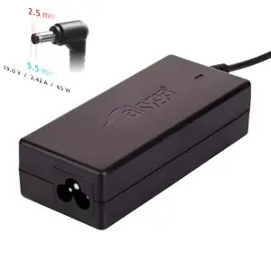 AKY AK-ND-01 Akyga nešiojamųjų kompiuterių maitinimo adapteris AK-ND-01 19V/3.42A 65W 5.5x2.5 mm AS…