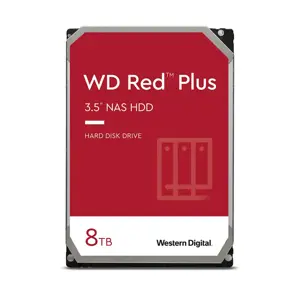 HDD NAS WD Red Plus 8TB CMR, 3.5'', 256MB, 5640 RPM, SATA, TBW: 180