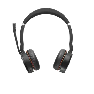 Jabra EVOLVE 75 MS, Wired & Wireless, Office/Call center, 20 - 20000 Hz, 177 g, Headset, Black, Red