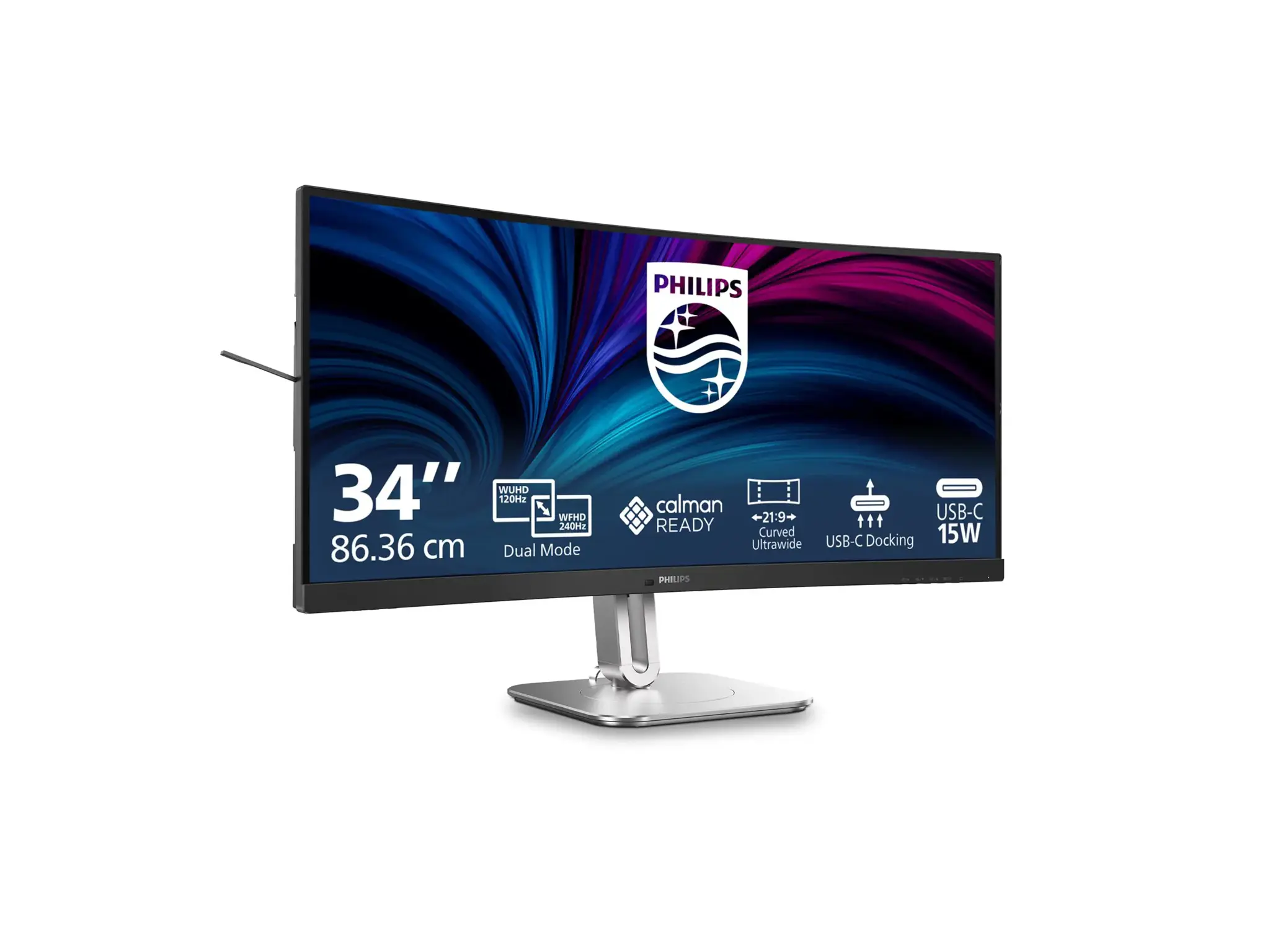 PHILIPS 34B2U5900C/00 34" DUAL Mode Curved Business monitor 21:9/5120x2160/350cdm2/2ms/DP HDMI USB-C | Philips | 34B2U5900C/00 | 34 " | VA | 21:9 | 120 Hz | 2 ms | 5120 x 2160 pixels | 450 cd/m² | HDMI ports quantity 2