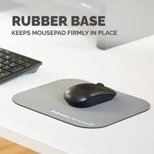 "Fellowes" 5934005, sidabrinis, vienspalvis, plastikinis, neslystantis pagrindas