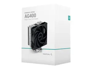 "DeepCool AG400", Oro aušintuvas, 12 cm, 31,6 dB, 75,89 cfm, aliuminis, juodas