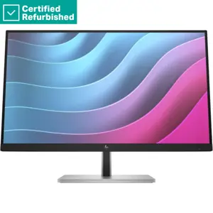 RENEW SILVER HP E24 G5 FHD Monitor - 23.8" 1920x1080 FHD 250-nit 75Hz AG, IPS, HDMI/DisplayPort, 4x…