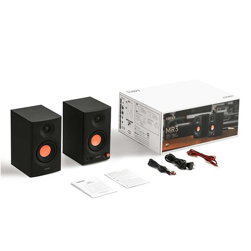 Edifier | Powered Studio Monitor Speakers | MR3 | 18W x 2 W | Bluetooth | Black | ≥ 85 dB | Wireless connection