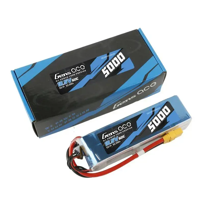 Akumuliatorius LiPo Gens Ace Bashing 5000mAh 18.5V 60C 5S1P - XT90