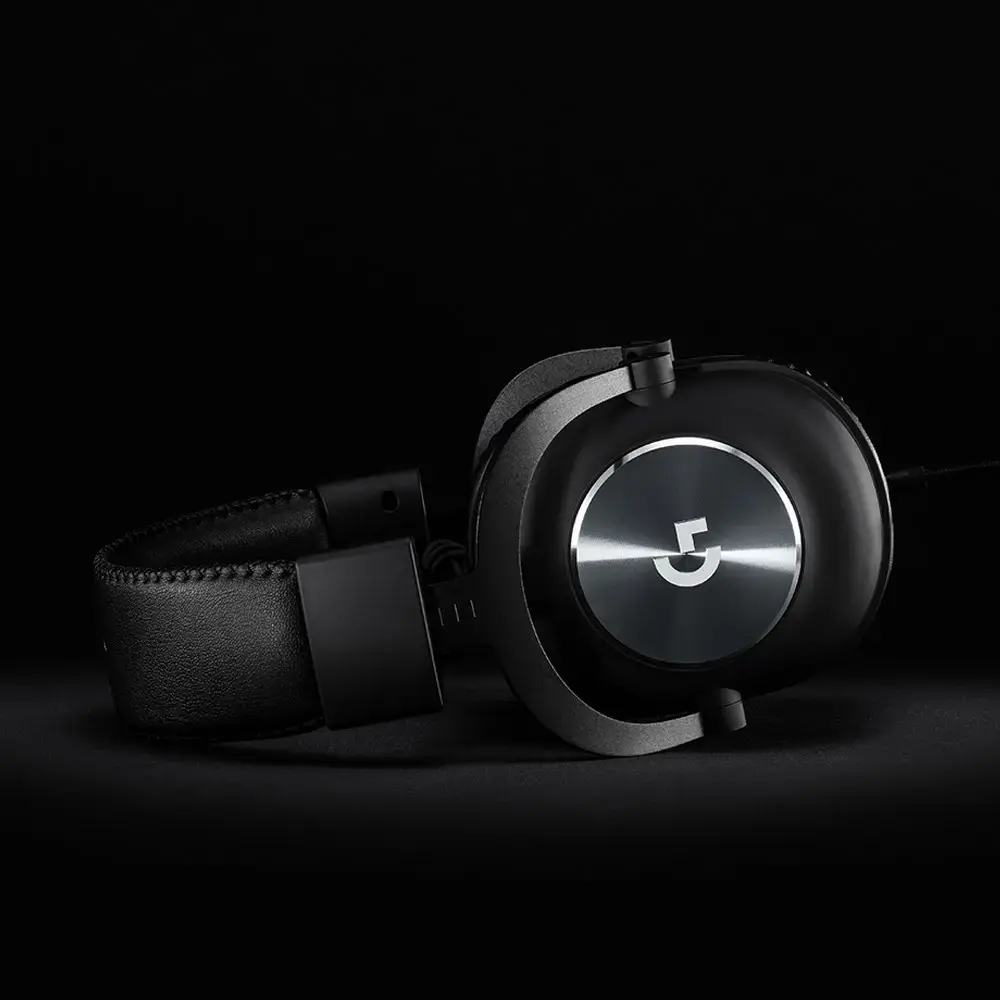LOGITECH G PRO X laidinės žaidimų ausinės - mėlynas mikrofonas - juodos spalvos - USB DAC