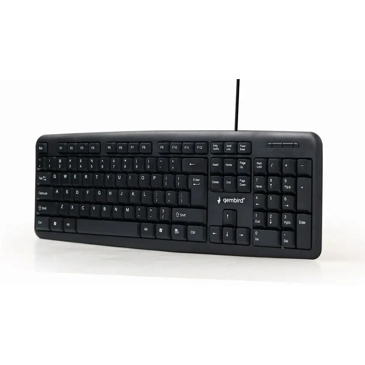 GEMBIRD KB-U-103-RU Klaviatūra Gembird KB-U-103, USB 1,4 m, standartinio dydžio, RU išdėstymo