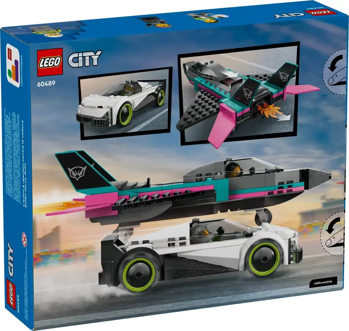 LEGO CITY 60489 Jet vs Car