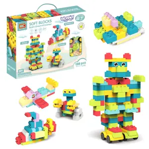 WOOPIE 3D kubo konstrukciniai blokeliai 138 el.