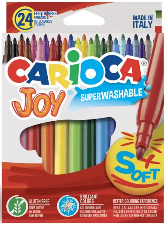 Flomasteriai CARIOCA JOY, 24 spalvos
