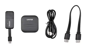 UNITEK V1184A01 AV extender AV transmitter & receiver Black