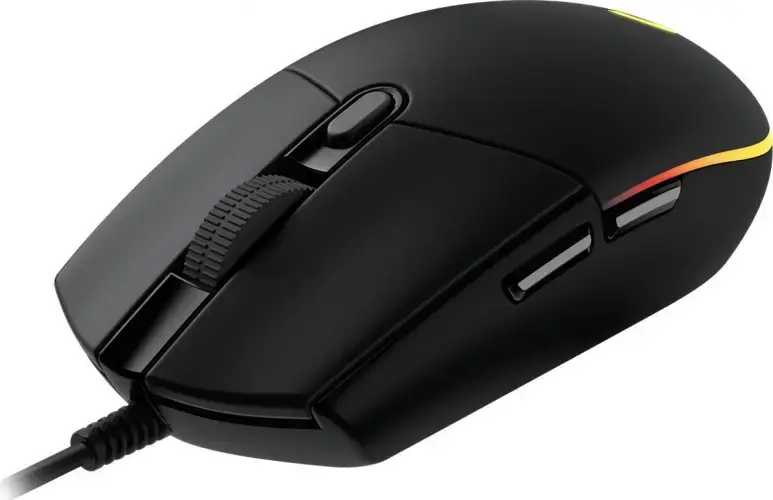 LOGITECH G203 LIGHTSYNC žaidimų pelė juoda