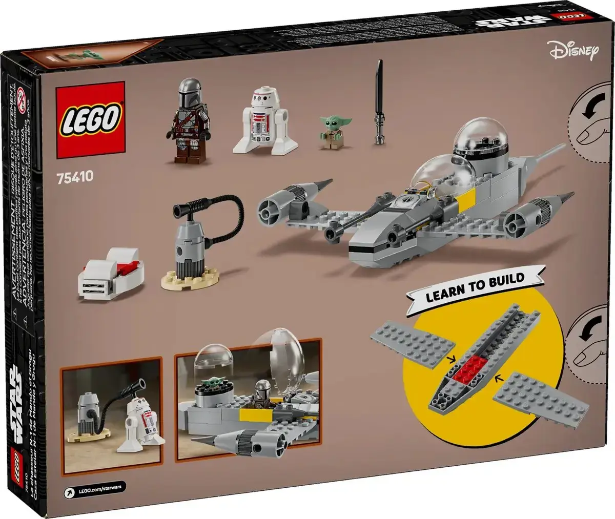 LEGO STAR WARS 75410 Mando and Grogu's N-1 Starfighter