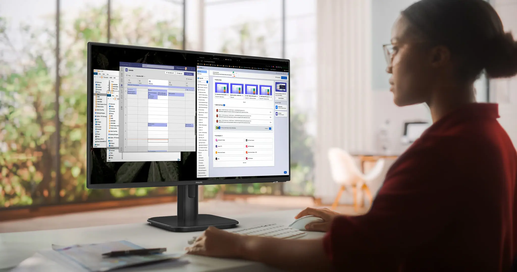 Philips 1000 series 27E1N1100A/00, 68.6 cm (27"), 1920 x 1080 pixels, Full HD, LCD, 4 ms, Black