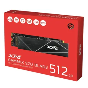 SSD diskas ADATA XPG Gammix S70 BLADE 512 GB, M.2, PCI Express 4.0