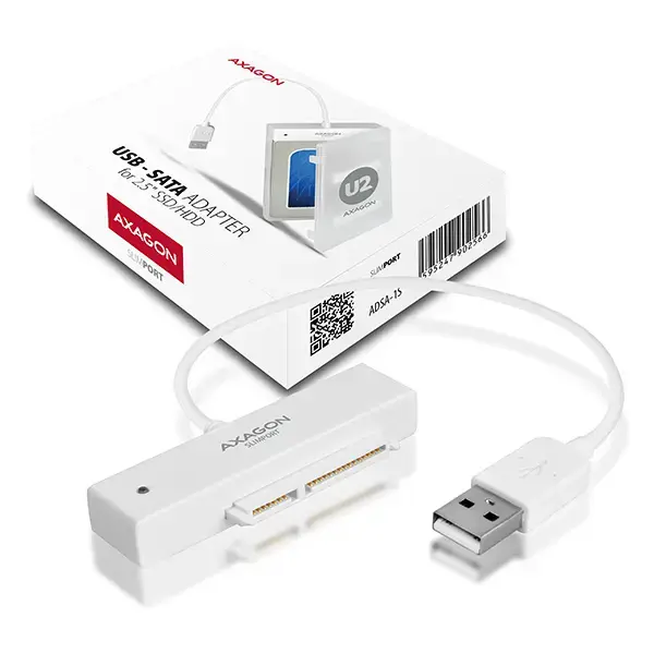 AXAGON ADSA-1S USB2.0 - SATA HDD išorinis adapteris su 2,5" korpusu