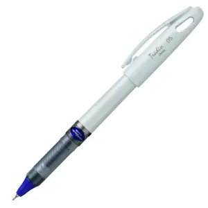 Gelinis rašiklis PENTEL ENERGEL TRADIO 05 baltojo perlo spalvos korpusas, mėlyna šerdelė