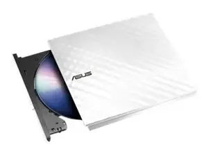 ASUS SDRW-08D2S-U Lite, baltos spalvos, dėklas, horizontalus, stalinis / nešiojamasis kompiuteris, DVD±R/RW, USB 2.0