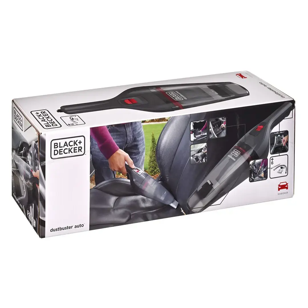 Black & Decker NVB12AVA-XJ handheld vacuum Grey, Red Bagless