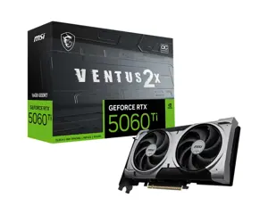 Vaizdo plokštė MSI GeForce RTX 5060 Ti 16 GB, GDDR7, RTX 5060 Ti 16G VENTUS 2X OC PL