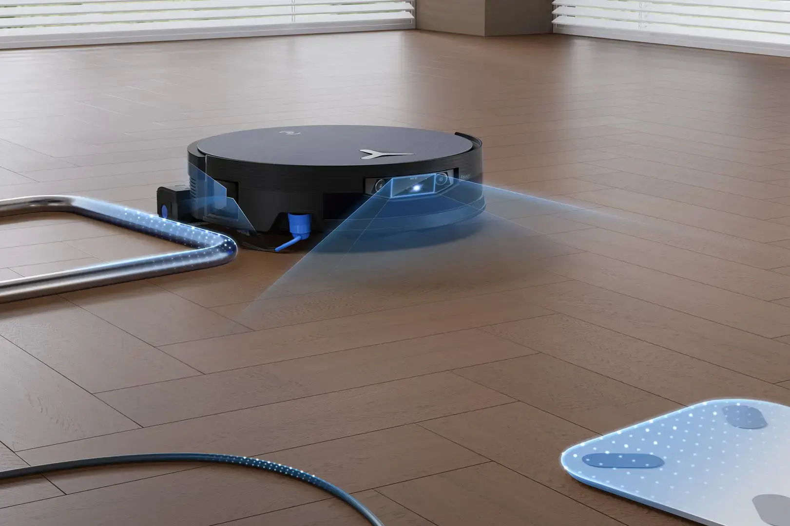 Dulkių siurblys-robotas Ecovacs DEEBOT X12 OmniCyclone, Pilka